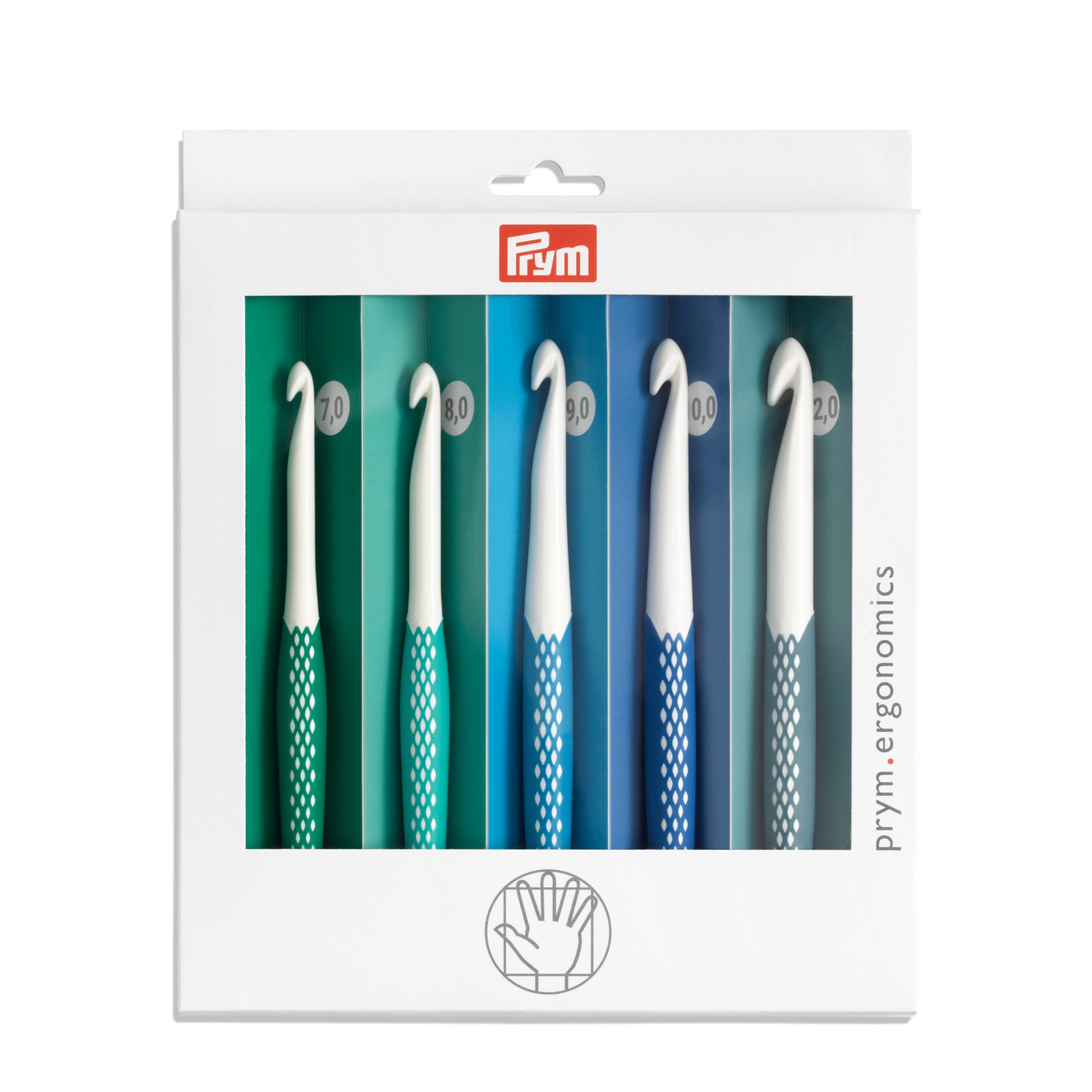 Prym ergonómikus horgolótű készlet 7 mm -12 mm | Anyafonja.hu