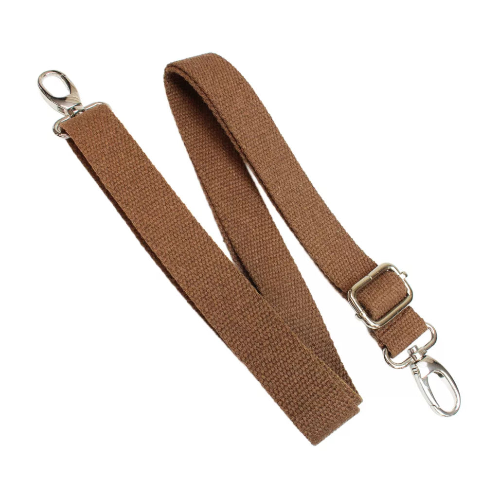 Pamut táska pánt 3cm - Középbarna