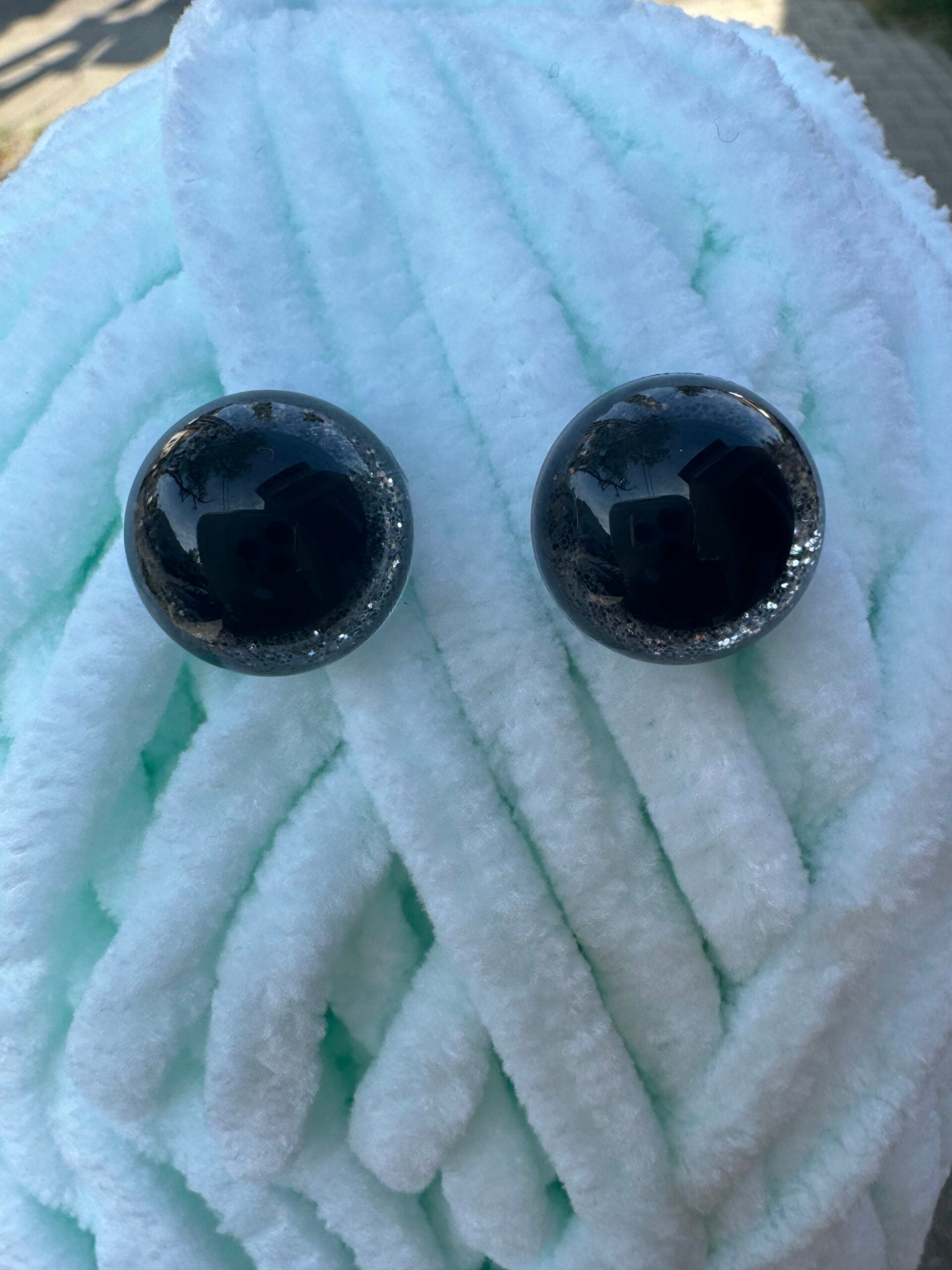 Csillogós szem 16 mm - Ezüst | Anyafonja.hu