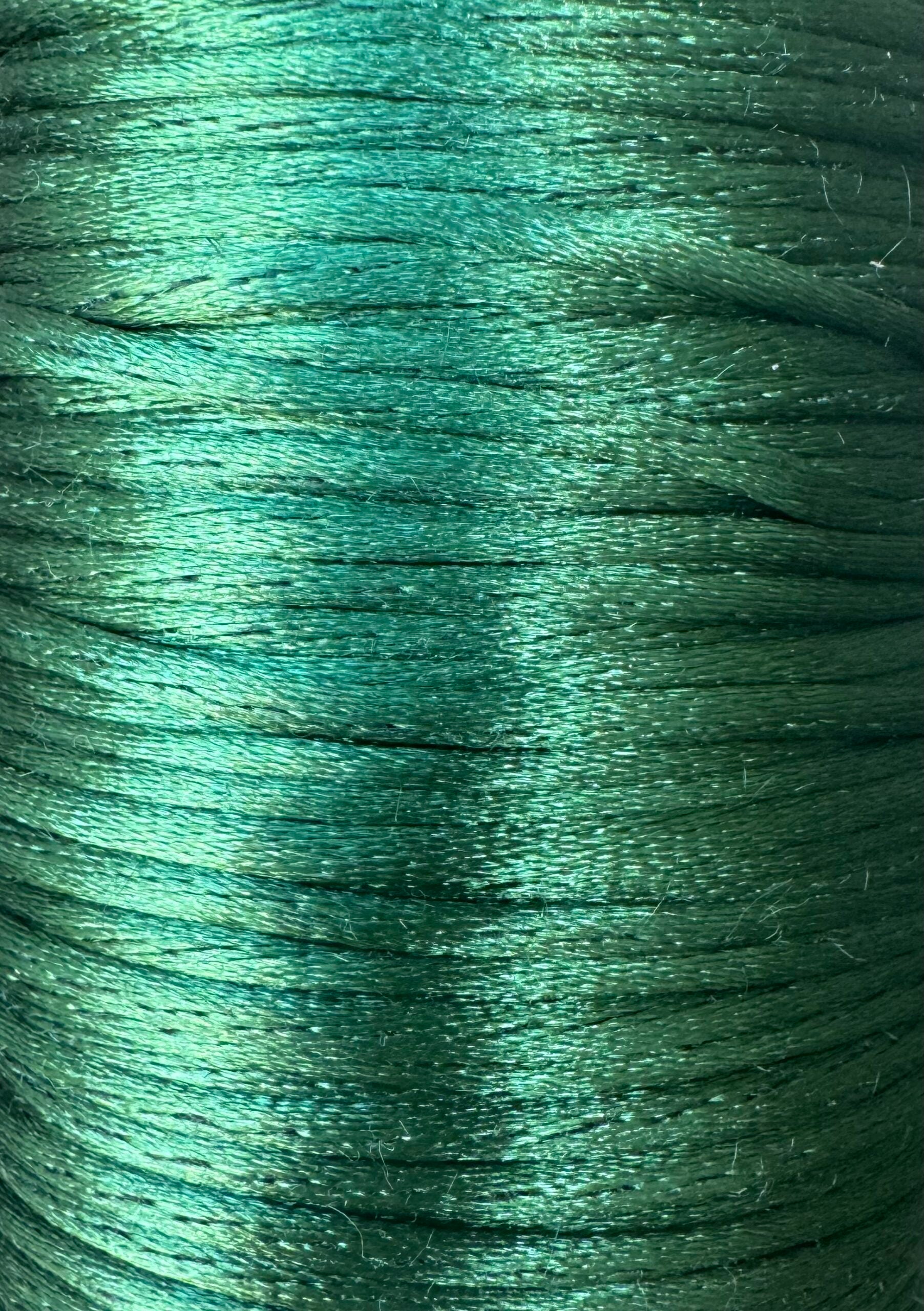 Szatén zsinór - sötétzöld 11. | Anyafonja.hu