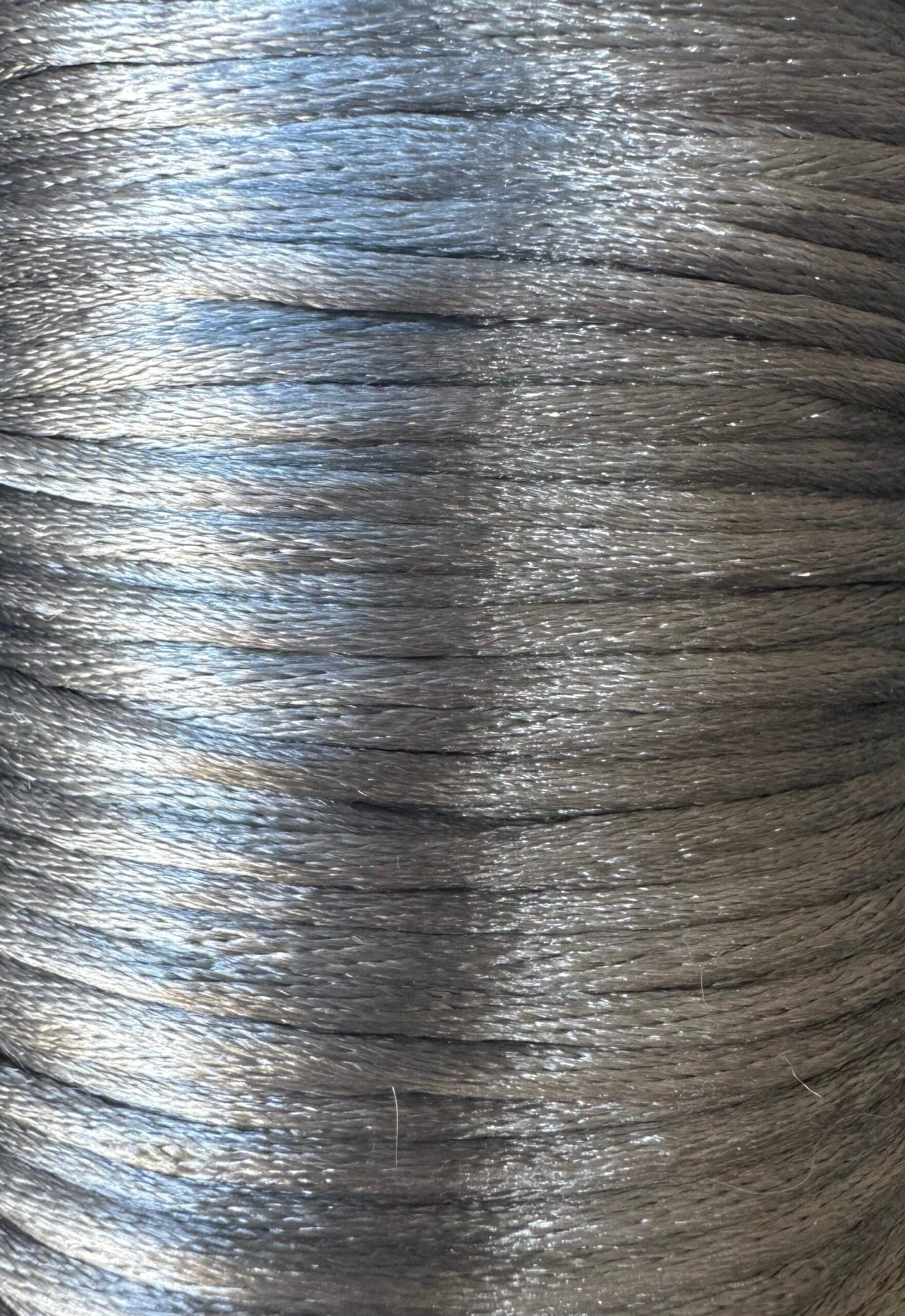 Szatén zsinór - sötét szürke 6. | Anyafonja.hu