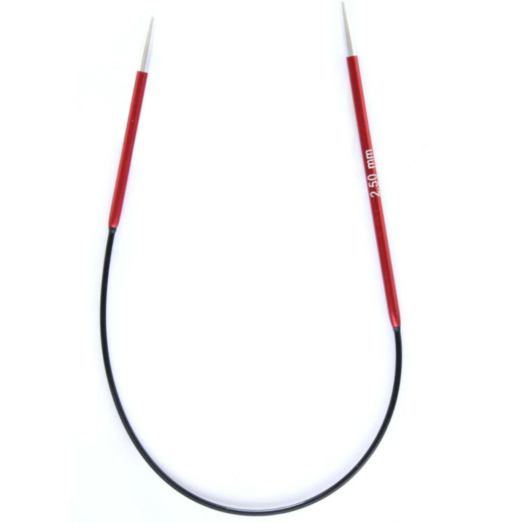 Zing fix kábeles körkötőtű 25 cm - rövid, felemás - tűvég 3 mm | Anyafonja.hu