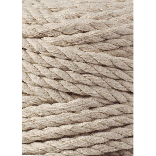 Bobbiny 3ply makramé fonal 5 mm - Bézs | Anyafonja.hu