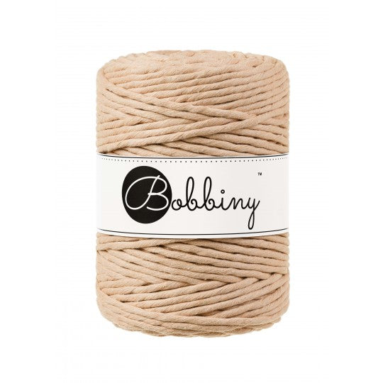 Bobbiny Premium kifésülhető makramé fonal 5 mm - Biscuit - Kifutó | Anyafonja.hu