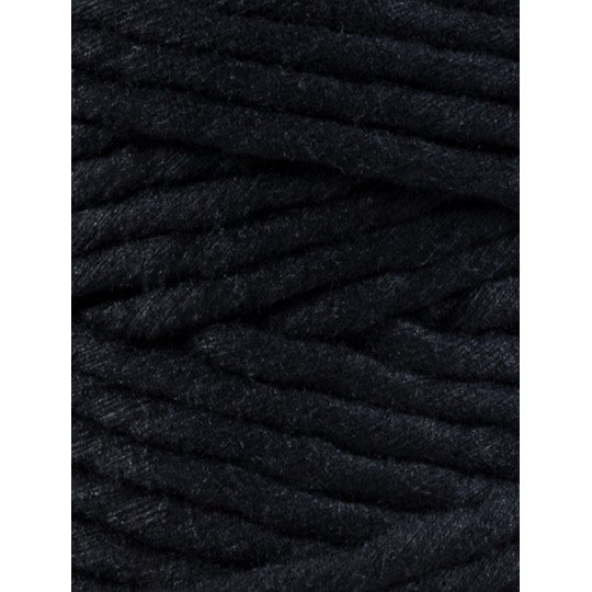 Bobbiny Premium kifésülhető makramé fonal 5 mm - Fekete | Anyafonja.hu