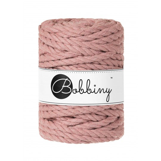 Bobbiny 3ply makramé fonal 9 mm - Blush | Anyafonja.hu