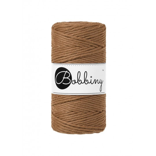 Bobbiny makramé fonal 3 mm - Karamell | Anyafonja.hu