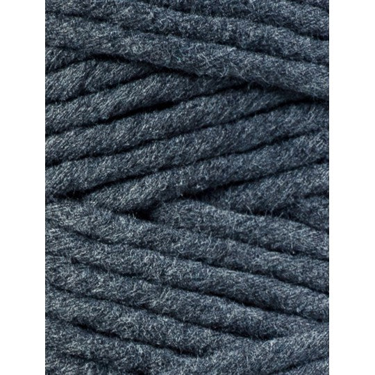 Bobbiny Premium kifésülhető makramé fonal 5 mm - Charcoal | Anyafonja.hu