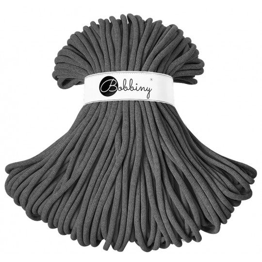 Bobbiny Premium zsinórfonal 9 mm - Charcoal | Anyafonja.hu