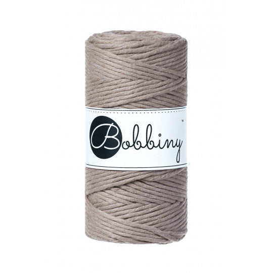 Bobbiny makramé fonal 3 mm - Kávé | Anyafonja.hu