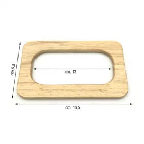 Fa táskafül szögletes - sötétbarna | Anyafonja.hu