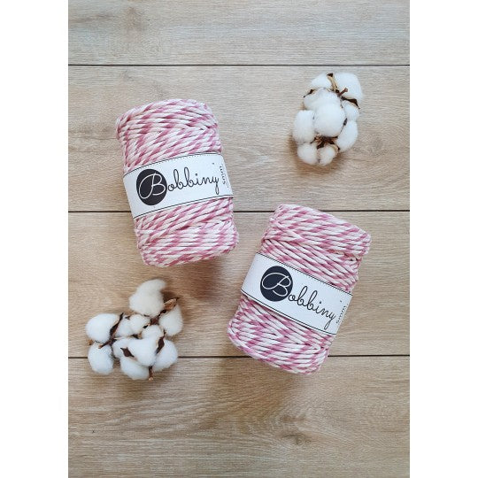 Bobbiny Premium kifésülhető makramé fonal 5 mm - Magic Pink | Anyafonja.hu