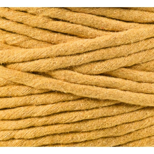 Bobbiny Premium kifésülhető makramé fonal 5 mm - Mustár | Anyafonja.hu