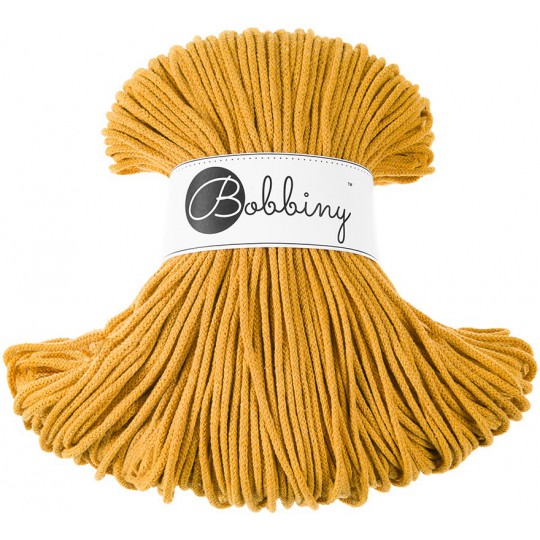 Bobbiny Premium zsinórfonal 3 mm - Mustár | Anyafonja.hu