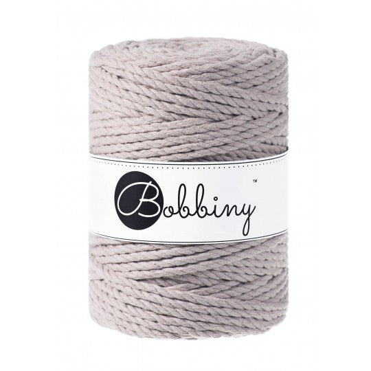 Bobbiny 3ply makramé fonal 5 mm - Pearl | Anyafonja.hu