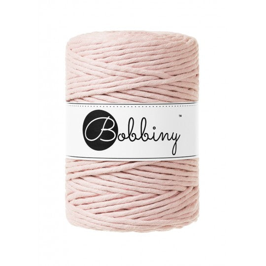 Bobbiny Premium kifésülhető makramé fonal 5 mm - Pastel Pink | Anyafonja.hu