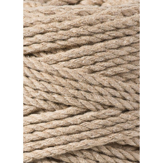 Bobbiny 3ply makramé fonal 3 mm - Sand | Anyafonja.hu