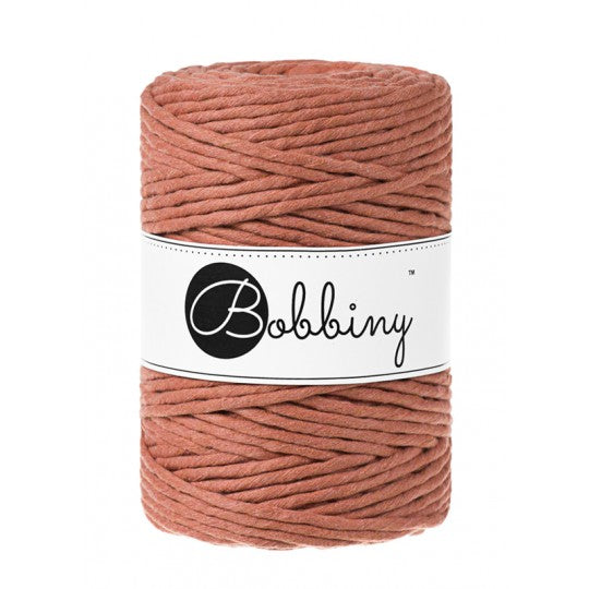 Bobbiny Premium kifésülhető makramé fonal 5 mm - Terrakotta | Anyafonja.hu