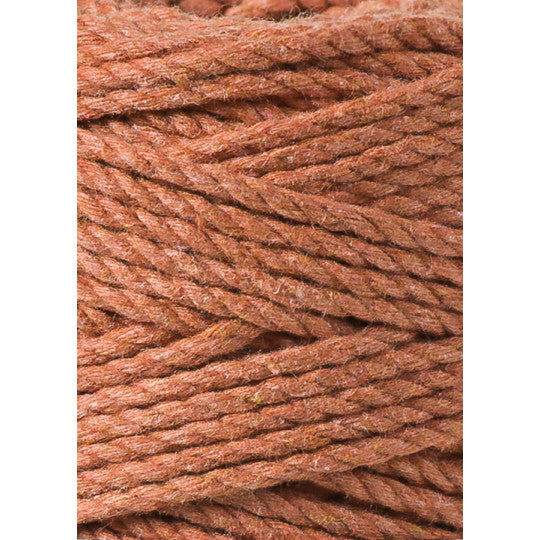 Bobbiny 3ply makramé fonal 3 mm - Terrakotta | Anyafonja.hu