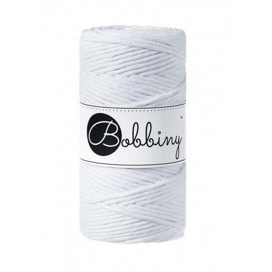Bobbiny makramé fonal 3 mm - Fehér | Anyafonja.hu