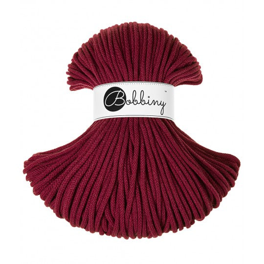 Bobbiny Premium zsinórfonal 5 mm - Wine red- Utolsó darabok | Anyafonja.hu