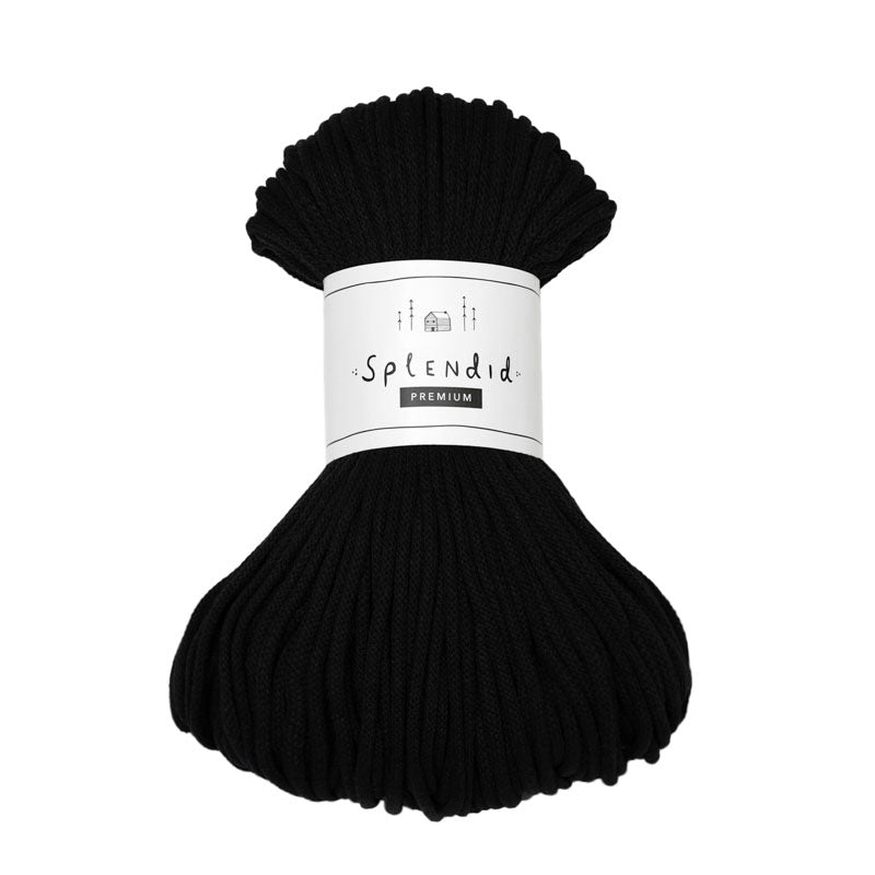 Splendid Prémium zsinórfonal 3mm - Fekete | Anyafonja.hu