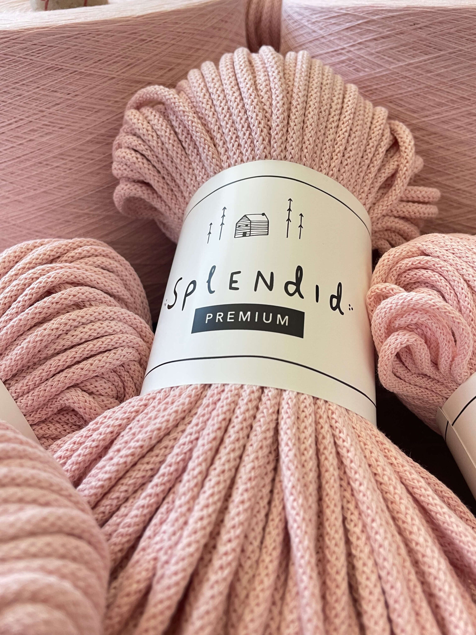 Splendid Prémium zsinórfonal 3mm - Púder | Anyafonja.hu