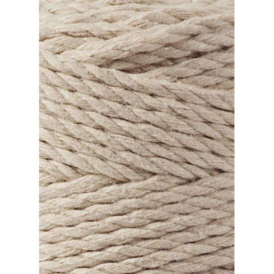 Bobbiny 3ply makramé fonal 3 mm - Bézs | Anyafonja.hu