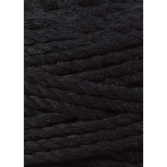 Bobbiny 3ply makramé fonal 5 mm - Fekete | Anyafonja.hu