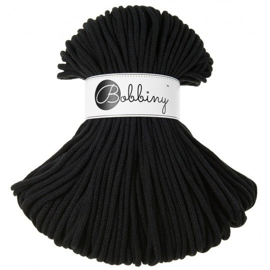 Bobbiny Premium zsinórfonal 5 mm - Fekete | Anyafonja.hu