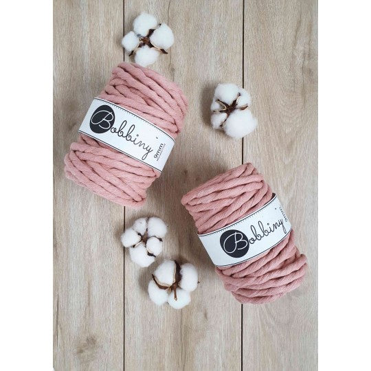 Bobbiny Premium Extreme makramé fonal 9 mm - Blush | Anyafonja.hu