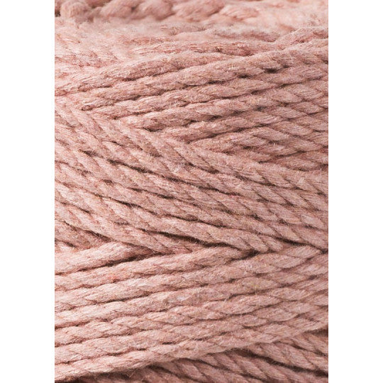 Bobbiny 3ply makramé fonal 3 mm - Blush | Anyafonja.hu