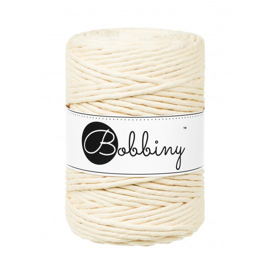 Bobbiny Premium kifésülhető makramé fonal 5 mm - Limitált Butter Yellow | Anyafonja.hu