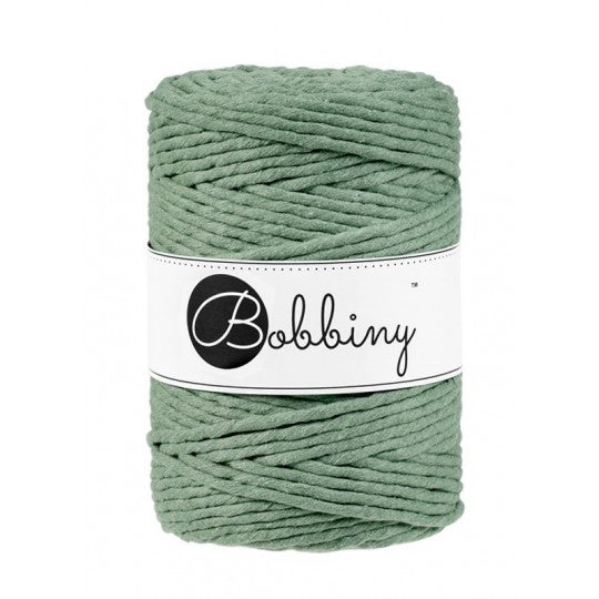 Bobbiny Premium kifésülhető makramé fonal 5 mm - Eucalyptus Green | Anyafonja.hu