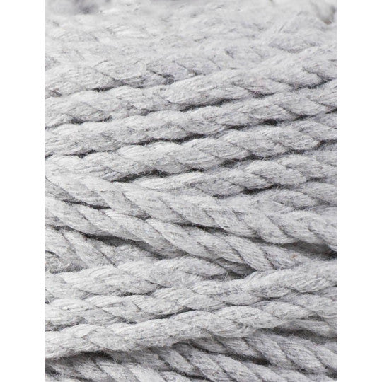 Bobbiny 3ply makramé fonal 5 mm - Világos Szürke | Anyafonja.hu