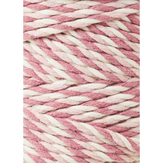 Bobbiny 3ply makramé fonal 3 mm - Magic Pastel Pink | Anyafonja.hu