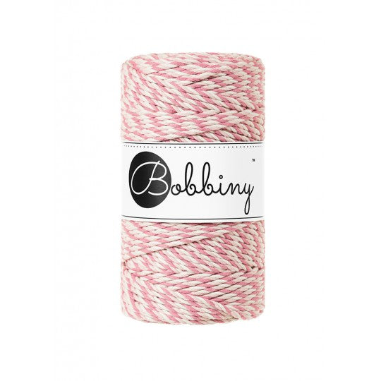 Bobbiny 3ply makramé fonal 3 mm - Magic Pastel Pink | Anyafonja.hu