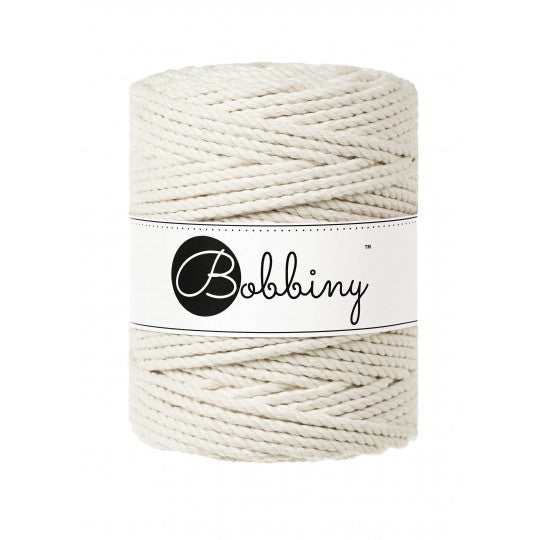 Bobbiny 3ply makramé fonal 5 mm - Natur | Anyafonja.hu