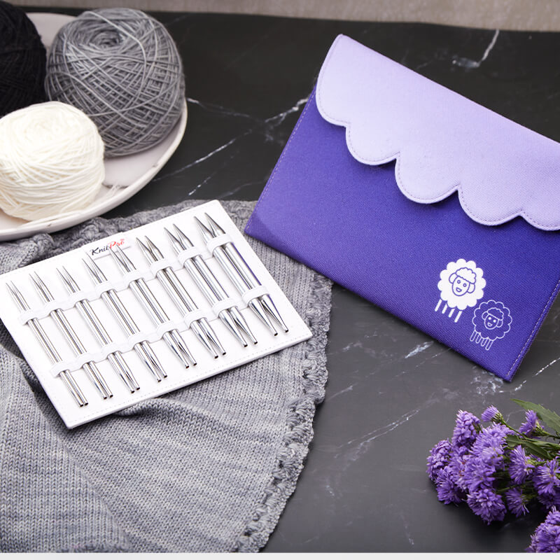 Nova cserélhető kábeles kötőtű szett - normál 13 cm tűkkel | Anyafonja.hu