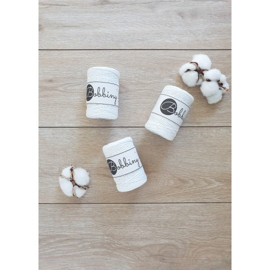 Bobbiny Baby makramé fonal 1,5 mm - Off White | Anyafonja.hu