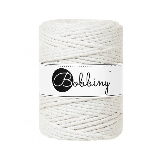 Bobbiny 3ply makramé fonal 5 mm - Off White | Anyafonja.hu