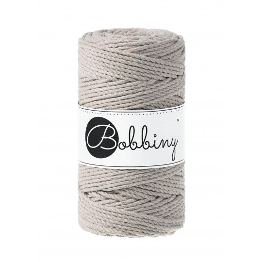 Bobbiny 3ply makramé fonal 3 mm - Pearl | Anyafonja.hu