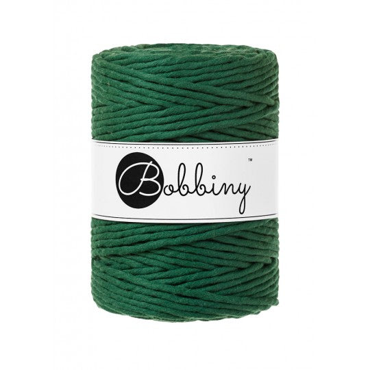 Bobbiny Premium kifésülhető makramé fonal 5 mm - Pine Green | Anyafonja.hu