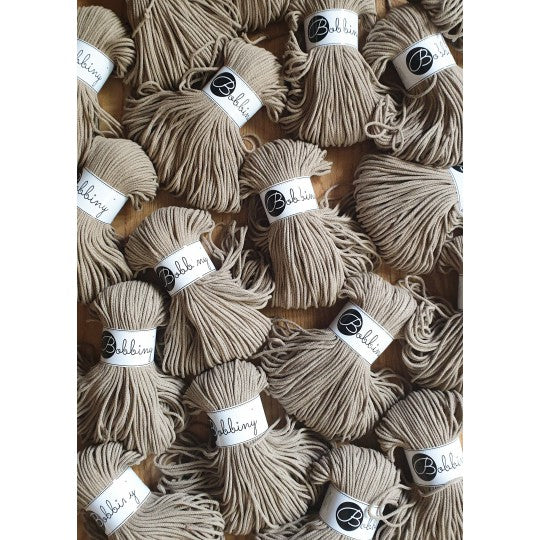 Bobbiny Premium zsinórfonal 3 mm - Sand | Anyafonja.hu