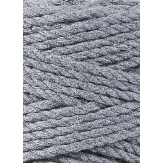 Bobbiny 3ply makramé fonal 3 mm - Acélszürke | Anyafonja.hu