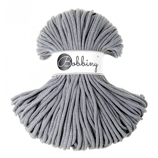 Bobbiny Premium zsinórfonal 5 mm - Acélszürke | Anyafonja.hu