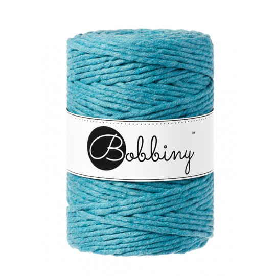 Bobbiny Premium kifésülhető makramé fonal 5 mm - Teal | Anyafonja.hu