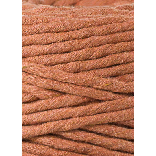 Bobbiny Premium kifésülhető makramé fonal 5 mm - Terrakotta | Anyafonja.hu