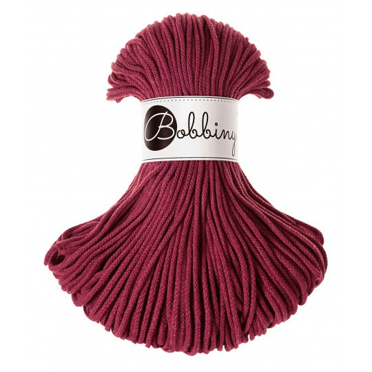 Bobbiny Premium zsinórfonal 3 mm - Wine Red | Anyafonja.hu