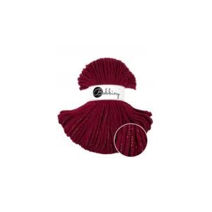 Bobbiny Premium  zsinórfonal 5 mm - Golden Wine red- Utolsó darabok